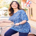 Easy Fit Short Sleeve Scoopneck Tunic image number null