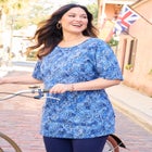 Easy Fit Short Sleeve Scoopneck Tunic image number null