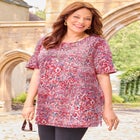 Easy Fit Short Sleeve Scoopneck Tunic image number 0