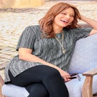 Easy Fit Short Sleeve Scoopneck Tunic image number null