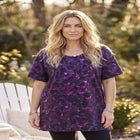 Easy Fit Short Sleeve Scoopneck Tunic image number 0