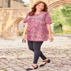 Easy Fit Short Sleeve Scoopneck Tunic image number 1