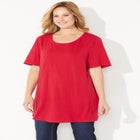 Easy Fit Short Sleeve Scoopneck Tunic image number null