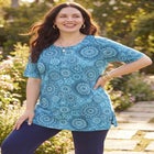 Easy Fit Short Sleeve Scoopneck Tunic image number 0