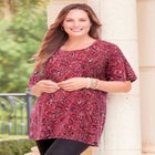 Easy Fit Short Sleeve Scoopneck Tunic image number null