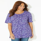 Easy Fit Short Sleeve Scoopneck Tunic image number 1