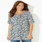 Easy Fit Short Sleeve Scoopneck Tunic image number null