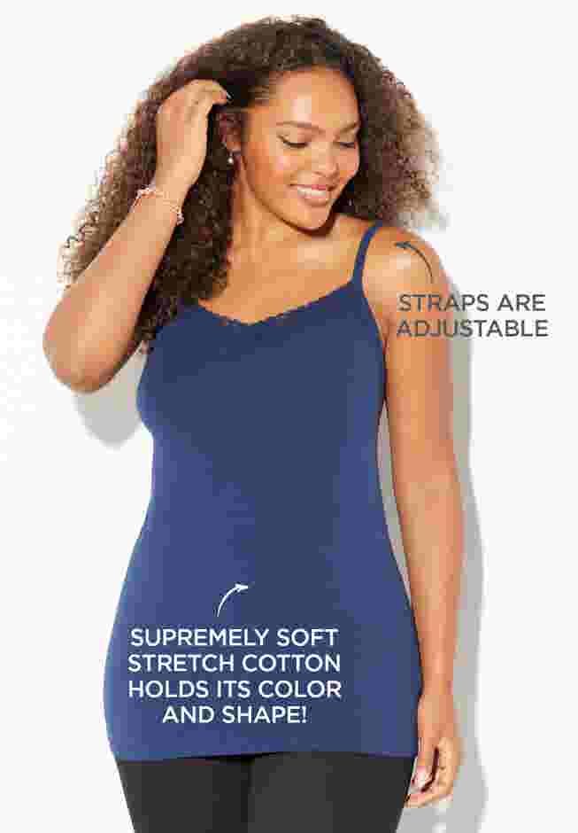 Suprema® Cami With Lace image number 1