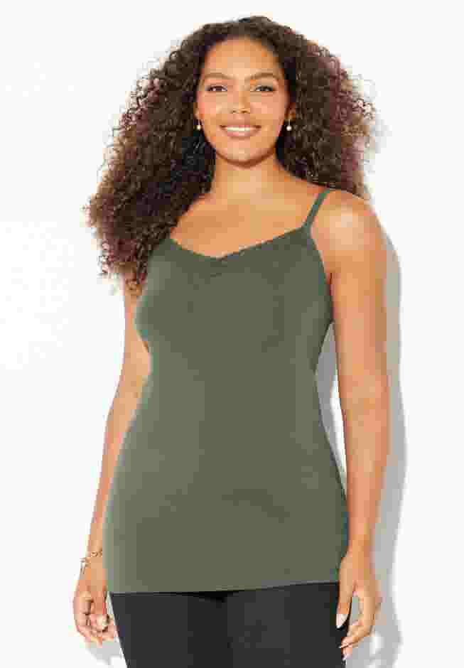 Suprema® Cami With Lace image number 0