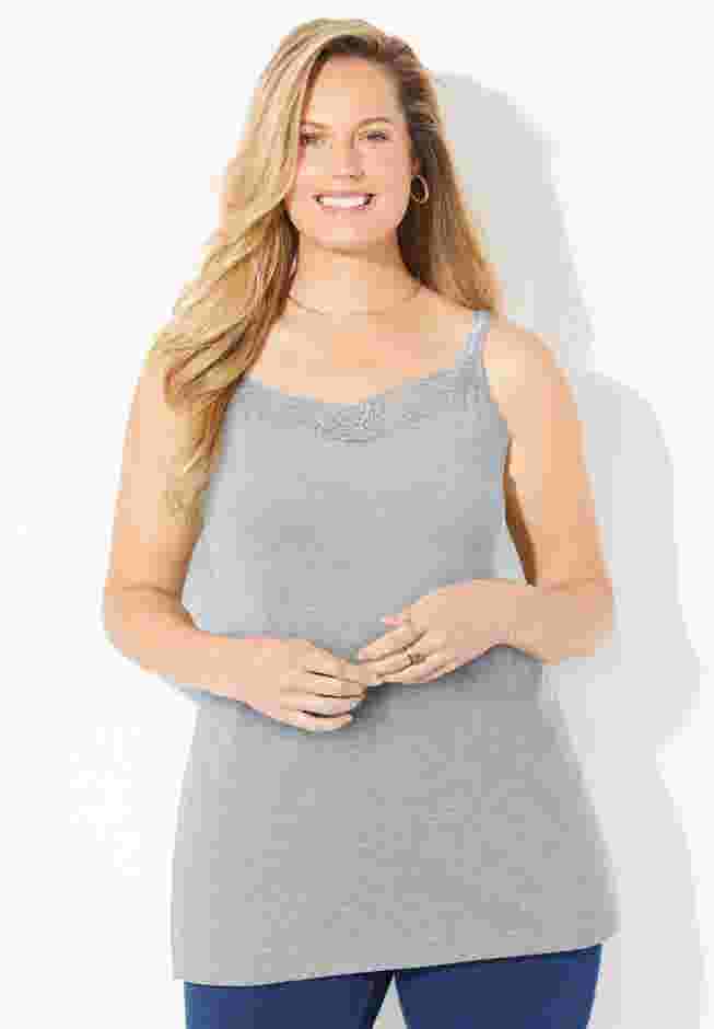 Suprema® Cami With Lace image number 0