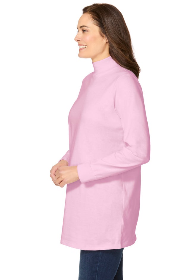 Perfect Long-Sleeve Mockneck Tee image number 2