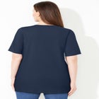 Suprema® Embroidered Scoopneck Tee image number null