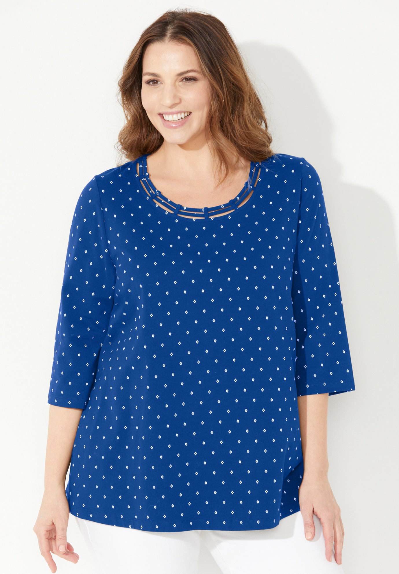 Suprema&reg; Strappy Neckline Top image number 0