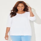 Suprema&reg; Strappy Neckline Top image number null