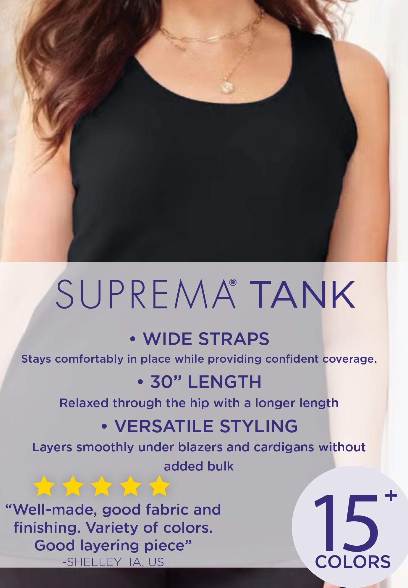 Suprema&reg; Tank image number 1