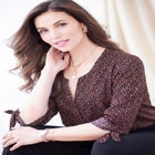 Georgette Buttonfront Tie Sleeve Cafe Blouse image number null