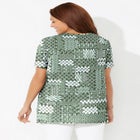 Easy Fit Short Sleeve V-Neck Tunic image number null