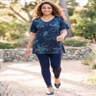 Easy Fit Short Sleeve V-Neck Tunic image number null