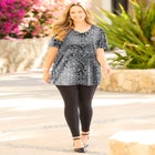 Easy Fit Short Sleeve V-Neck Tunic image number null