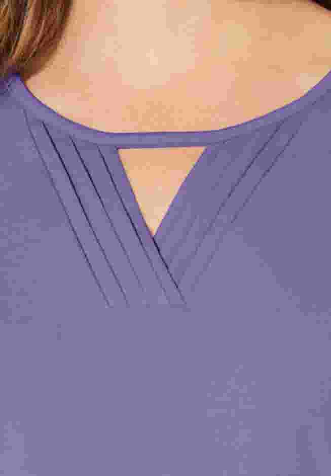Suprema® Pleat-Neck Tee image number 3