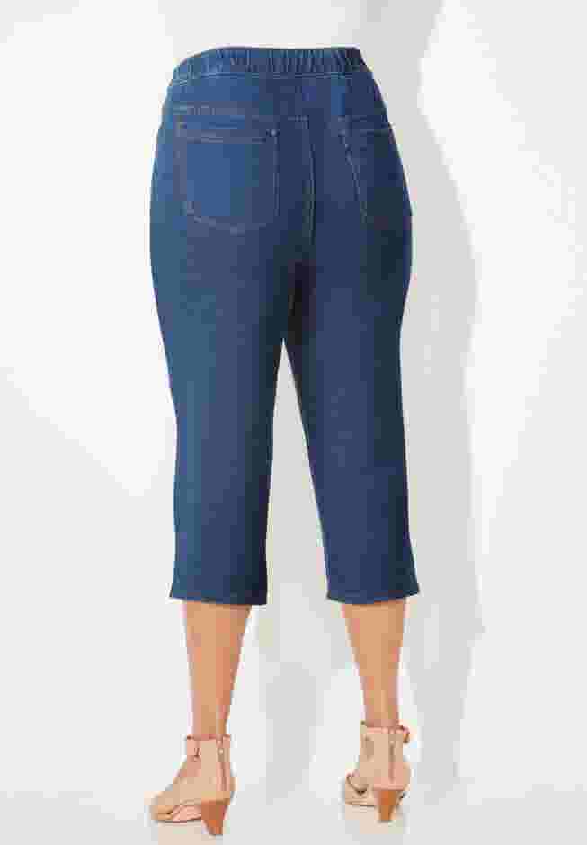 The Knit Jean Capri (With Pockets) image number 1