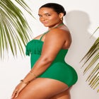 Fringe Bandeau One Piece Swimsuit image number null