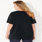 Suprema&reg; Embroidered Notch-Neck Tee image number null