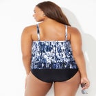 Lightweight Scoop Neck Blouson Tankini Top image number 1