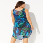 Quincy Mesh High Low Cover Up Tunic image number 1