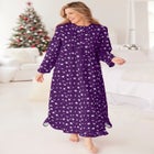 Long Flannel Nightgown image number 0