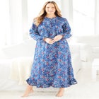 Long Flannel Nightgown  image number null