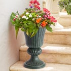 Traditional Embry Plastic Urn Planter image number null