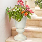 Traditional Embry Plastic Urn Planter image number null