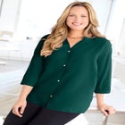 Light and Airy Y-Neck Blouse image number null