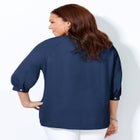 Light and Airy Y-Neck Blouse image number null