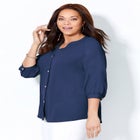 Light and Airy Y-Neck Blouse image number null