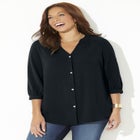 Light and Airy Y-Neck Blouse image number null