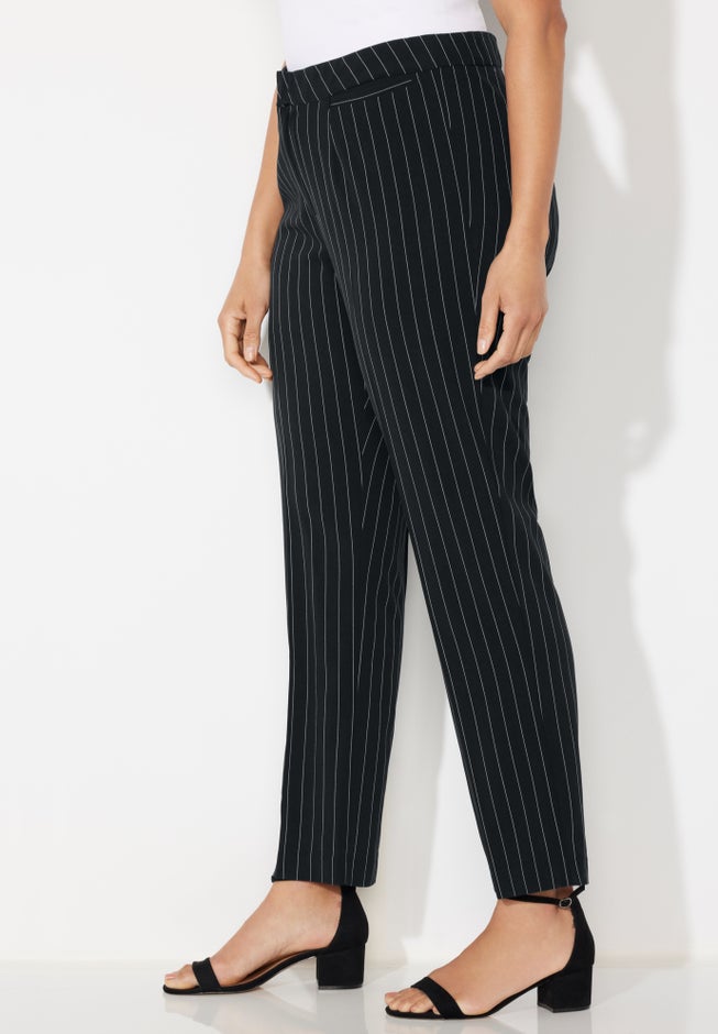 Plus Size Women's Right Fit Pant (Moderately Curvy) by Catherines in Midnight (Size 34 W) Plus Size Women's Right Fit Pant (Moderately Curvy) by Catherines in Midnight (Size 34 W)