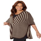 V-Neck Pullover Poncho image number null