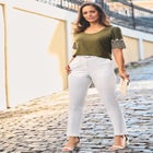 Stretch Cotton Chino Straight-Leg Pant image number null