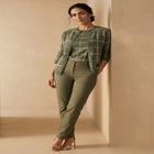 Stretch Cotton Chino Straight-Leg Pant image number null