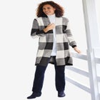Jacquard Open Front Duster Sweater image number 0
