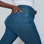 Comfort Waist Stretch Denim Straight Leg Jean image number null