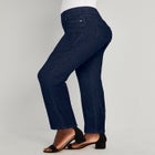 Comfort Waist Stretch Denim Straight-Leg Jean image number null