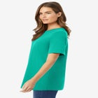 Perfect Short-Sleeve Crewneck Tee image number null
