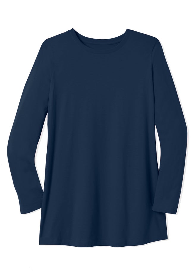Perfect Long-Sleeve Crewneck Tee image number 1
