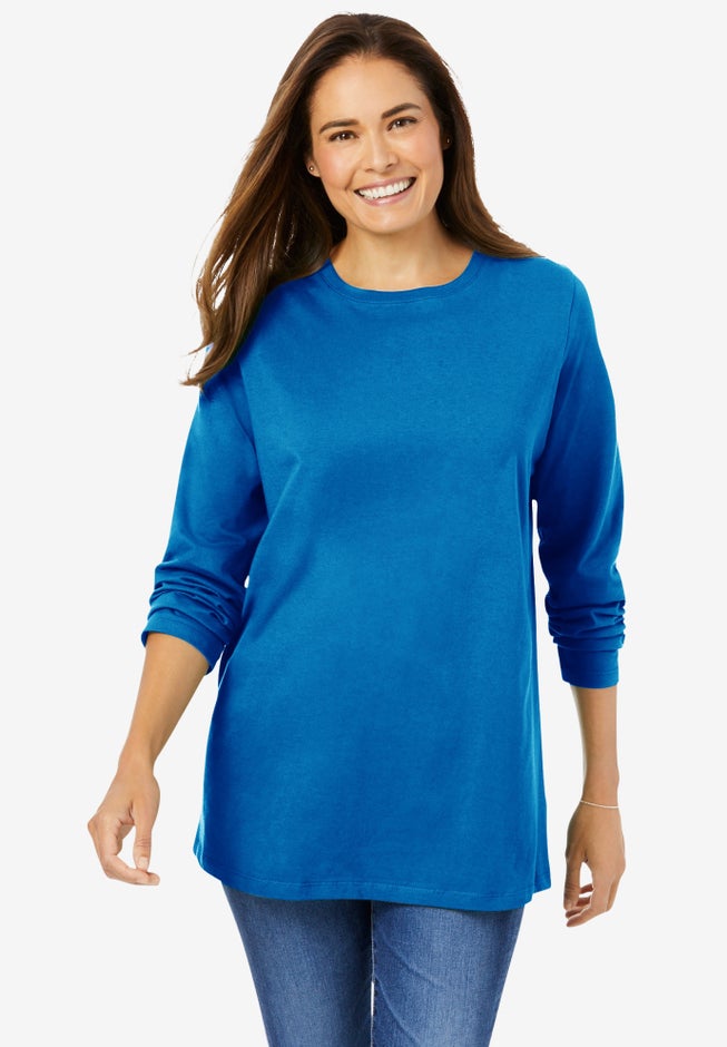 Perfect Long-Sleeve Crewneck Tee image number 0