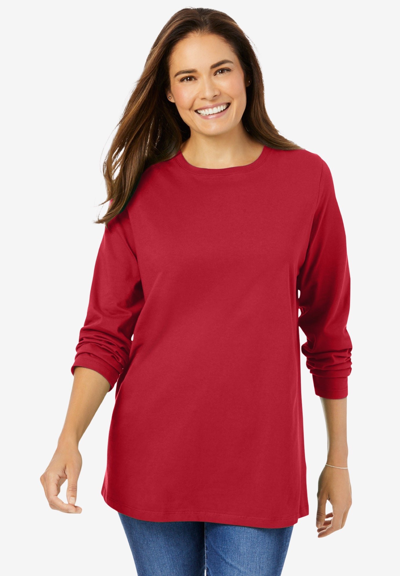 Perfect Long-Sleeve Crewneck Tee image number 0