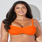 Valentine Ruched Bandeau Bikini Top image number null