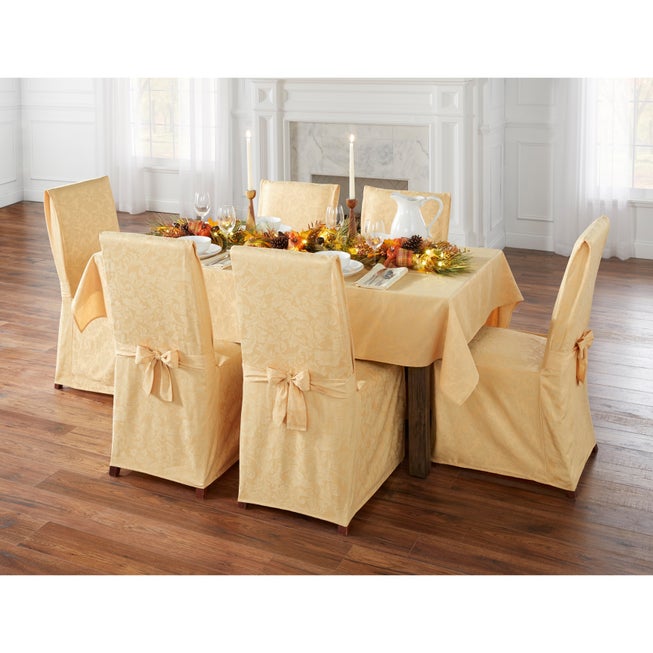 Damask 60" x 144" Tablecloth image number 1